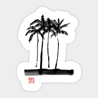 palmtrees Sticker